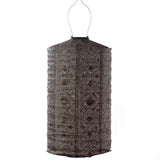 Lumiz | Cylinder 28cm Solar Lantern - Taupe