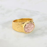 Zafino | Daniella Ring - Rose Quartz