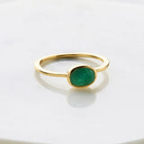 Zafino | Elly Ring - Beryl Emerald