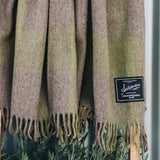 The Grampians Goods Co | Recycled Wool Check Blanket - Fern