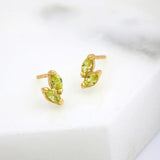 Zafino | Harper Stud Earring - Green