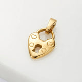 Zafino | Heart Locket Charm - Gold