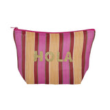 Hola Recycled Pouch - Pink/Red