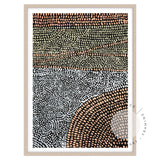 Pop of Colour V Framed Print 70x100cm