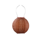 Lumiz | Round 20cm Solar Lantern - Copper