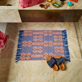 Sage x Clare | Sawa Cotton Mat - Ultramarine