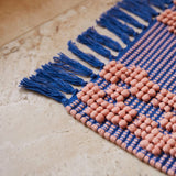 Sage x Clare | Sawa Cotton Mat - Ultramarine
