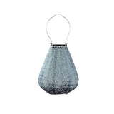 Lumiz | Tulip 20cm Solar Lantern - Grey Blue