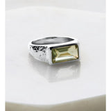 Zafino | Annabelle Ring - Silver/Green Amethyst