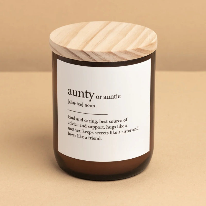 Dictionary Candle - Aunty