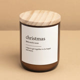 The Commonfolk | Dictionary Candle - Christmas