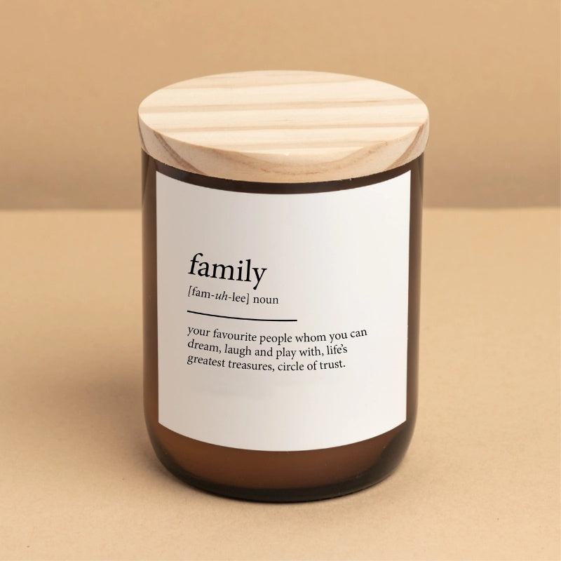 Dictionary Candle - Family