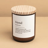 The Commonfolk | Dictionary Candle - Friend