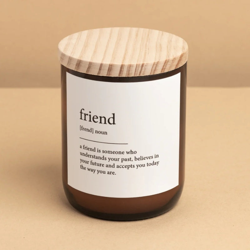 Dictionary Candle - Friend