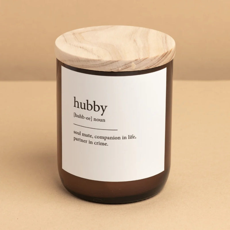 Dictionary Candle - Hubby
