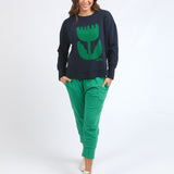 Elm | Madeleine Stamer Crew - Navy