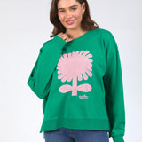 Elm | Madeleine Stamer II Crew -  Pine Green