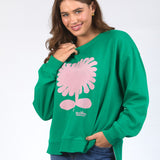 Elm | Madeleine Stamer II Crew -  Pine Green