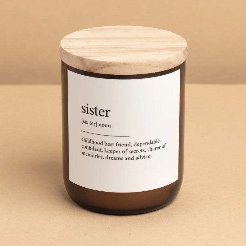 Dictionary Candle - Sister