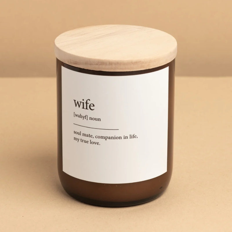 Dictionary Candle - Wife