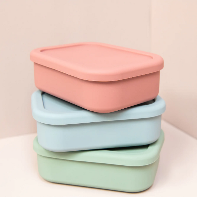 Mapley | Silicone Lunch Box - Light Green