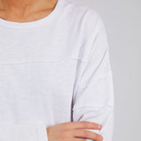 Foxwood | Jayne Throw On Top - White