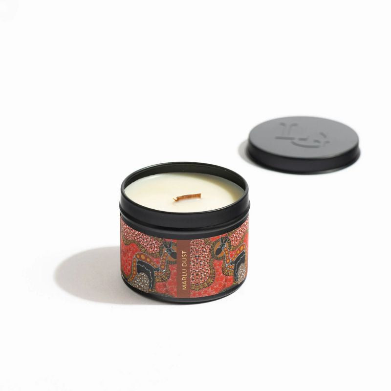 Light & Glo | Marlu Dust Soul Collection Travel Tin Candle