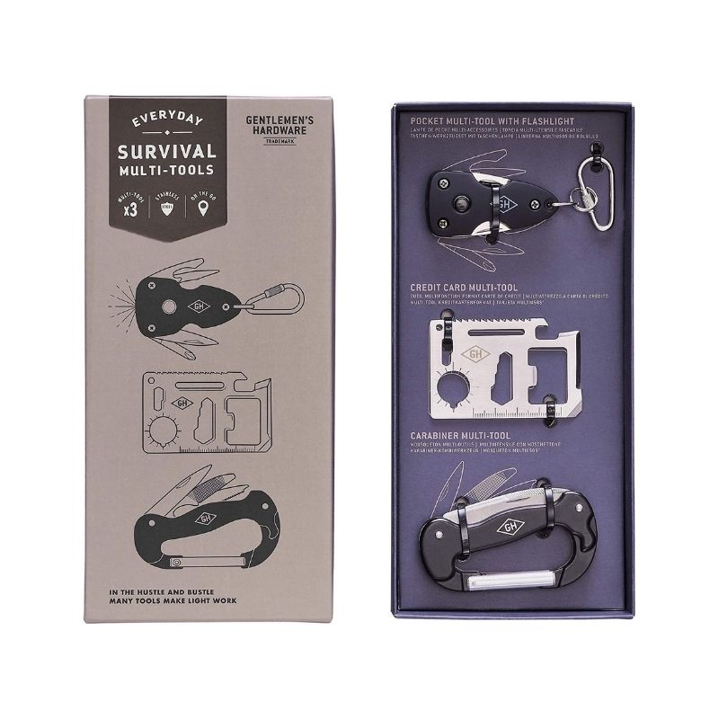 Gentlemen's Hardware | Survival Multi Tools - Set of 3