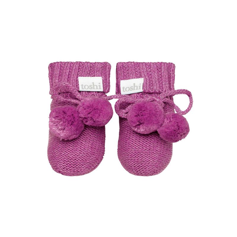 Toshi | Organic Booties Marley - Violet