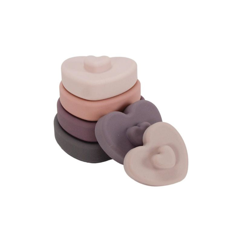 Annabel Trends | Silicone Stackable Toy - Heart
