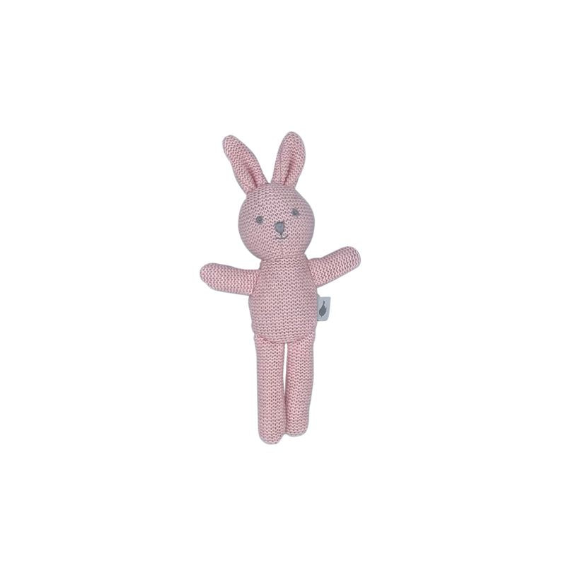 Emotion & Kids | Pink Knitted Bunny Rattle