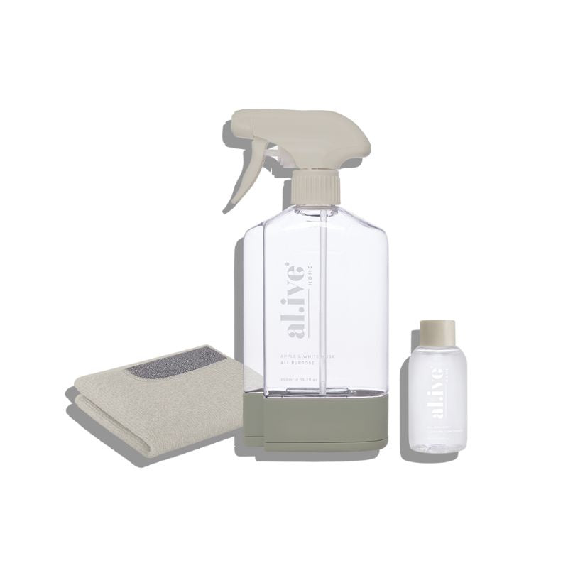 al.ive | All Purpose Cleaning Kit - Apple & White Musk