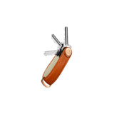 Orbitkey | Pebbled Leather Key Organiser - Amber