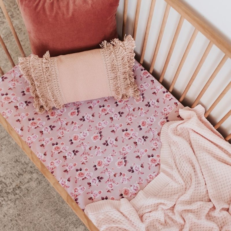 Snuggle Hunny | Blossom Fitted Cot Sheet