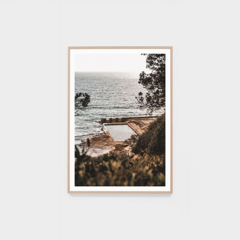 Secluded Pool Print 87x122