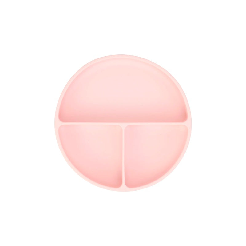 Annabel Trends | Silicone Suction Divided Plate - Blush