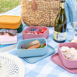 Mapley | Silicone Lunch Box - Dusty Pink