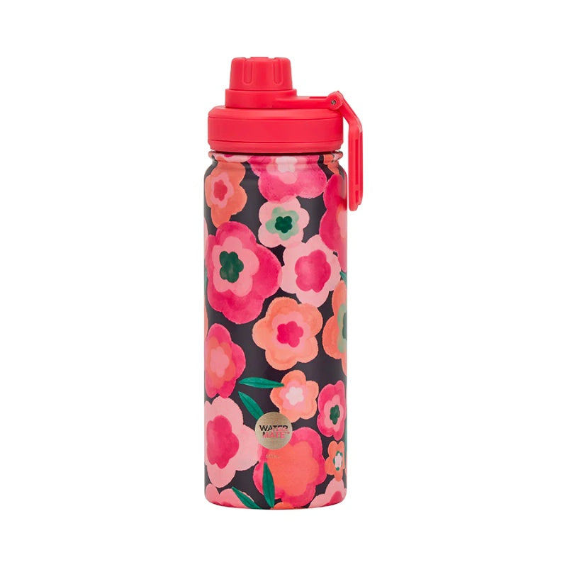 Annabel Trends | Watermate Drink Bottle 550ml - Midnight Blooms
