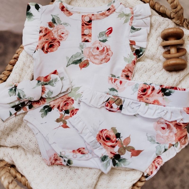 Snuggle Hunny | Rosebud Organic Baby Bloomers