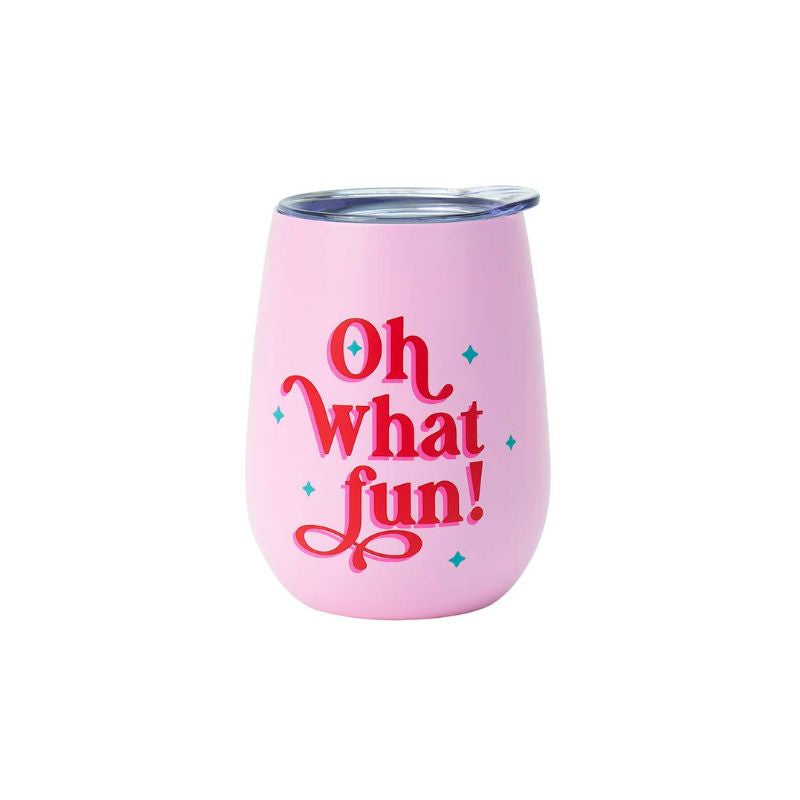 Annabel Trends | Double Walled Wine Tumbler - Oh What Fun!