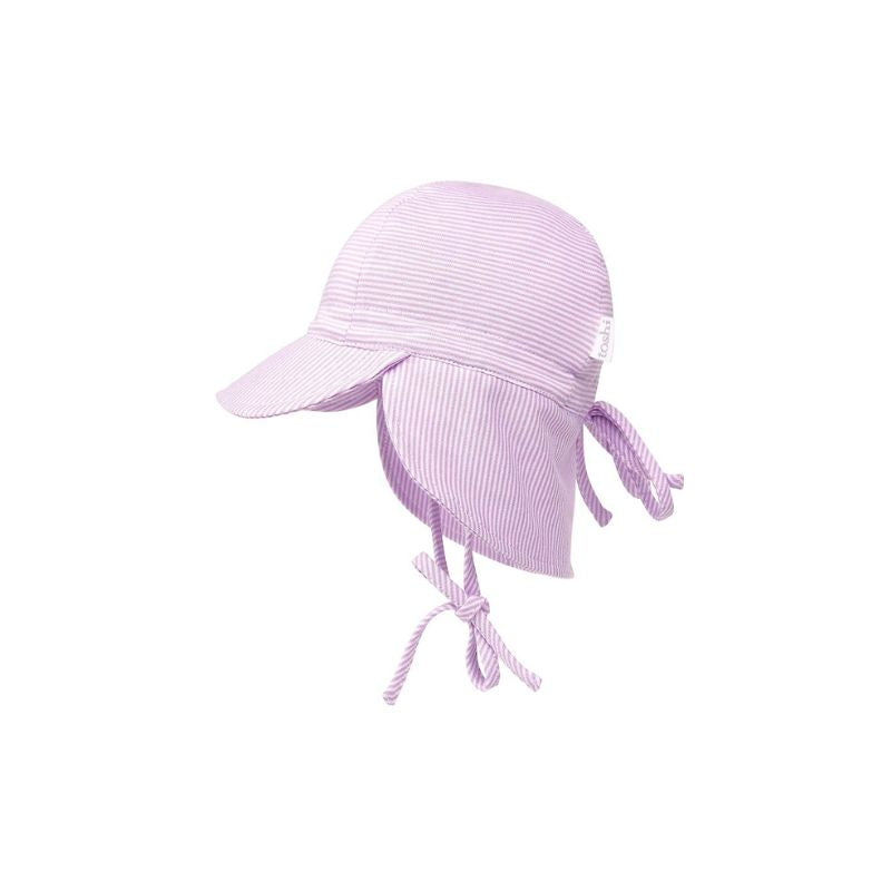 Toshi | Baby Flap Cap - Lavender