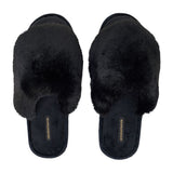 Annabel Trends | Cosy Luxe Slippers - Black