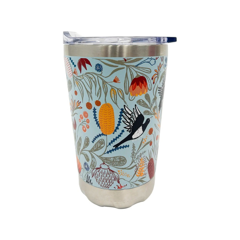 Annabel Trends | Coffee Mug Double Walled - Magpie Floral