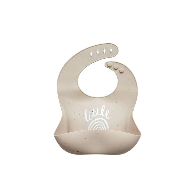 The Somewhere Co | Little Rainbow (Speckled) Silicone Baby Bib