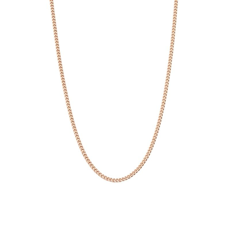 Kirstin Ash | Bespoke Curb Chain - 18k Rose Gold Vermeil