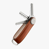 Orbitkey | Leather Key Organiser - Cognac