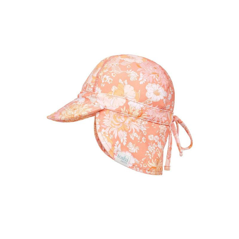Toshi | Tea Rose Swim Flap Cap