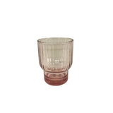 Ribbed Acrylic Tumbler - Pink