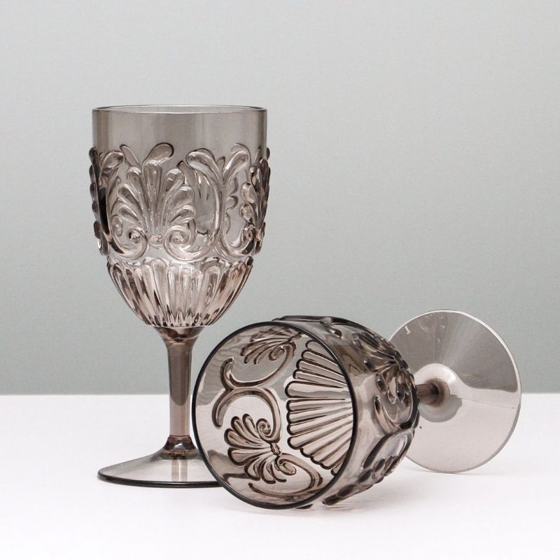 Indigo Love Collectors | Flemington Acrylic Wine Glass - Smoke