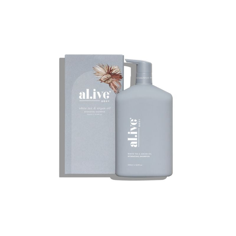 al.ive | White Tea & Argon Oil Hydrating Shampoo 500ml